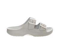 Crocs - Saturday Metallic Buckle - Femme - Chaussures - Gris - Taille: 36 EU