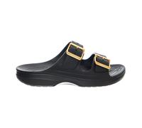 Crocs - Saturday Metallic Buckle - Femme - Chaussures - Noir - Taille: 38 EU