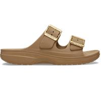 Crocs Saturday Metallic Buckle Sandales Femmes Sepia 34