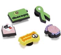 Crocs Shoe Charm 5-Pack | Personalize with Jibbitz for Chaussure Unisexe, Mental Health, Taille Unique