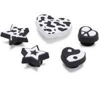 Crocs Shoe Charm 5-Pack | Personalize with Jibbitz for Chaussure Unisexe, Mono BnW, Taille Unique