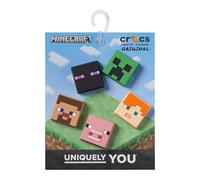 Crocs Shoe Charms for Jibbitz Pack, Minecraft5pk Mixte, Minecraft Lot de 5, Einheitsgröße