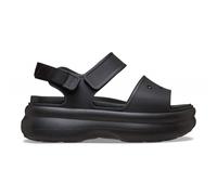 Crocs Soho Y Strap Sandal W Sandale Femme Plateforme à Zeppa Noir 6 cm