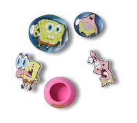 Crocs Spongebob Bubble 5 Pack, Breloques de Chaussure Unisexe, Multicolor