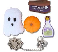 Crocs Spooky Halloween Lot de 5 pendentifs pour chaussures unisexes Multicolore