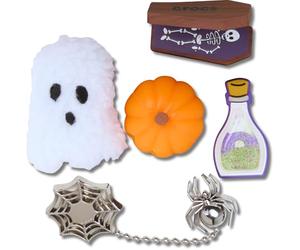Crocs Spooky Halloween Lot de 5 pendentifs pour chaussures unisexes Multicolore