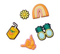 Crocs - Sunshine Is Fine 5-Pack Jibbitz - Femme - Accessoires - Multicolore - Taille: ONE Size