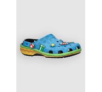 Crocs Sabots 'Super Mario' azur / jaune / vert clair / rouge, Taille 46-47