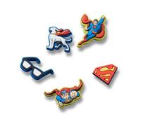 Crocs Superman 5 Pack, Breloques pour Chaussures Mixte Adulte, Multicolore, Taille Unique