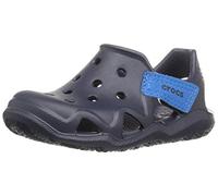 Crocs Swiftwater Wave, Sandales Bout fermé mixte enfant, Bleu (Navy 410), 29/30 EU