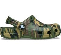 Crocs Toddler Classic Camouflage Sabots Enfants Army Green / Multi 20