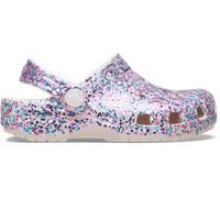 Crocs Toddler Classic Dazzle Glitter Sabots Enfants Cocoa Crème 25