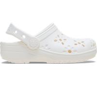 Crocs Mixte Enfant Classic Floral Cut Out Clog T Sabot, Chalk, 20-21