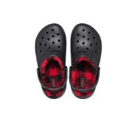 Crocs Toddler Classic Lined Buffalo Check Sabots Enfants Black 20