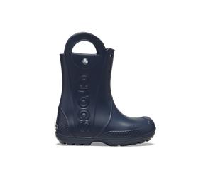 Crocs Toddler Handle It Rain Boot Bottes Enfants Navy 25
