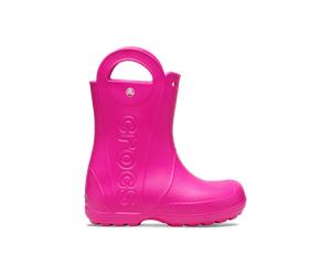 Crocs Toddler Handle It Rain Boot Bottes Enfants Pink Crush 27