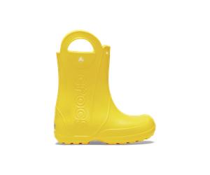 Crocs Toddler Handle It Rain Boot Bottes Enfants Yellow 23