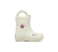 Crocs Toddler Handle It Western Metallic Boot Bottes Enfants Summit White 22