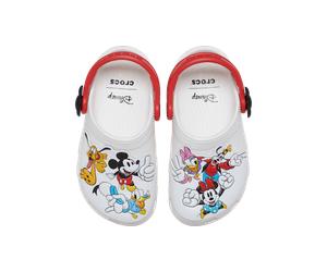 Crocs Toddler Mickey and Friends Classic Sabots Enfants Multi 19