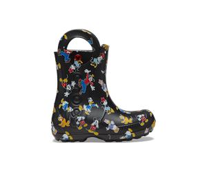 Crocs Toddlers Mickey Mouse and Friends Handle It Rain Boot Bottes Enfants Multi 22