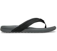 Crocs Tongs de surf Yukon pour homme, gris ardoise/noir, 46 EU, Gris ardoise, noir, 11 UK