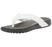 Crocs Tongs de surf Yukon pour homme, sable noir/blanc, 46 EU, Noir sable blanc, 12 UK