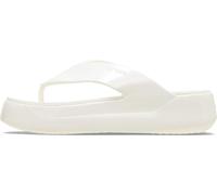 Crocs Getaway Platform Patent Tongs Femmes Chalk 41