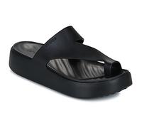 Crocs Femme Getaway Platform Toe Loop Sandales, Black, 36/37 EU
