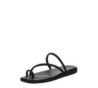 Crocs Femme Miami Toe Loop Sandal Sandales, Black, 42/43 EU