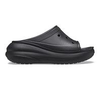 Crocs Unisex Classic Crush Platform Slide Sandals Wedge, Black, 8 US Men