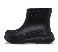 Crocs Unisex Classic Crush Rain Boots, Black, 2 US Men