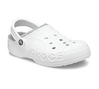 Crocs Unisexe Adulte Baya Lined Clog Sabots, White/Light Grey, 39/40 EU