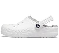 Crocs Unisexe Adulte Baya Lined Clog Sabots, White/Light Grey, 43/44 EU