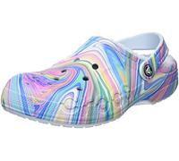 Crocs Sabots imprimés Baya, Mixte - Bleu Minéral Multicolore - 45 EU