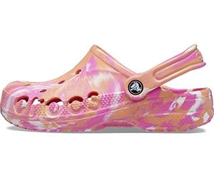 Crocs Unisexe Adulte Baya Marbled Amazon Clog Sabots, Papaya/Multi, 48/49 EU