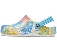 Crocs Unisexe Adulte Baya Printed Amazon Clog Sabots, Tropical/White, 46/47 EU