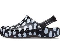 Crocs Baya Graphic Clog Mixte Sabot, Black White, 46/47 EU