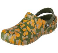 Crocs Unisexe Adulte Bistro Work Graphic Clog Sabots, Army Green/Multi, 38/39 EU