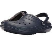 Crocs Unisexe Adulte Classic Lined Clog Sabots, Navy/Charcoal, 36/37 EU