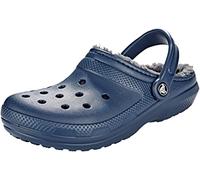 Crocs Unisexe Adulte Classic Lined Clog Sabots, Navy/Charcoal, 42/43 EU