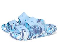 Crocs Unisexe Adulte Classic Marbled Sandal v2 Sandales, Blue Calcite/Multi, 43/44 EU