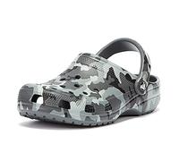 Crocs Unisexe Adulte Classic Printed Camo Clog Sabots, Slate Grey/Multi, 38/39 EU