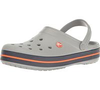 Crocs Unisexe Adulte Crocband Clog Sabots, Light Grey/Navy, 36/37 EU