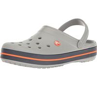 Crocs Unisexe Adulte Crocband Clog Sabots, Light Grey/Navy, 37/38 EU