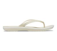 Tongs Crocs Crocband Flip beige blanc - 37-38