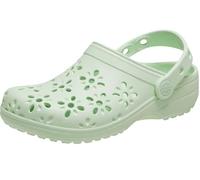 Crocs Unisexe Enfant Classic Floral Cut Out Clog K Sabots, Jade Tint, 30/31 EU
