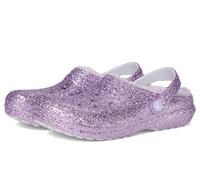 Crocs Unisexe Enfant Classic Lined Chunky Glitter Clog T Sabots, Purple Moon, 22/23 EU