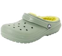 Crocs Unisexe Enfant Classic Lined Clog K Sabots, Moss, 33/34 EU
