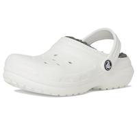 Crocs Unisexe Enfant Classic Lined Clog K Sabots, White/Grey, 32/33 EU