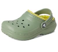 Crocs Unisexe Enfant Classic Lined Clog T Sabots, Moss, 24/25 EU